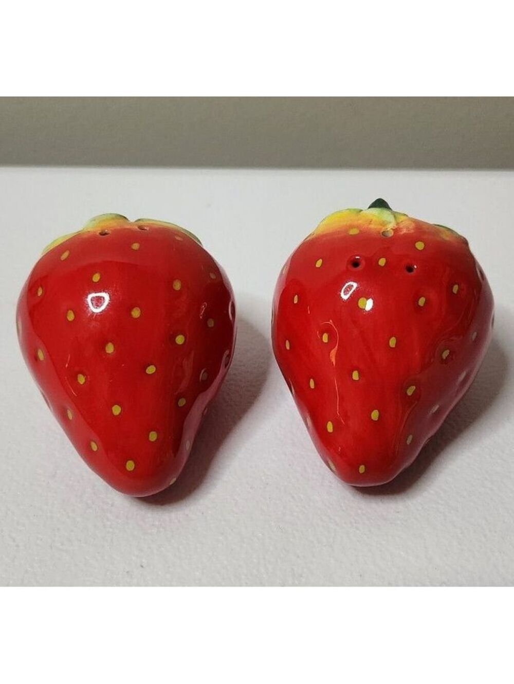 Strawberry Salt and Pepper Shakers